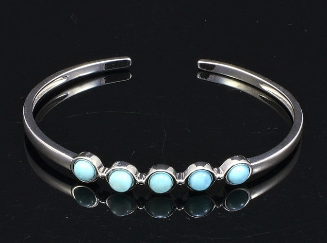 Larimar náramek / stříbro