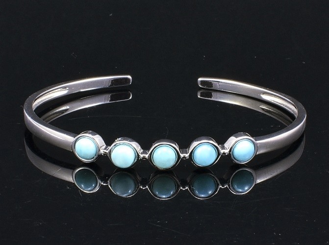 Larimar náramek / stříbro