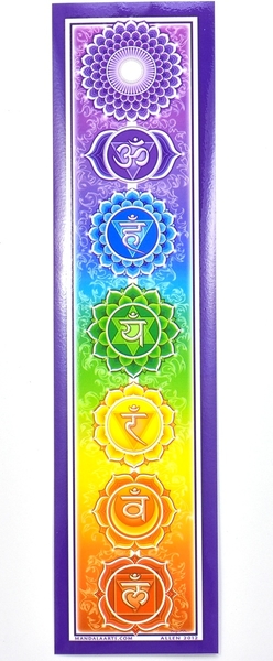 Mandala na sklo - Čakry