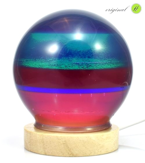 Těžítko Rainbow / lampa