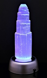 Selenit lampa kaskáda multicolor (130 mm)